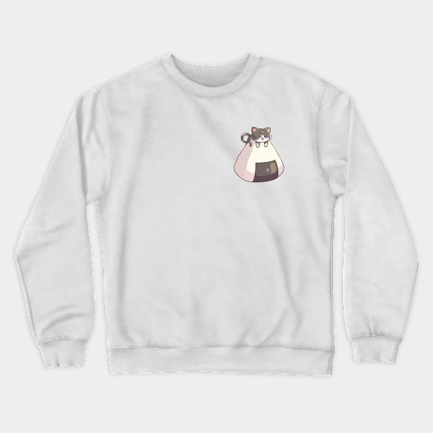 Onigiri tuxedo cat Crewneck Sweatshirt by AlexBrushes